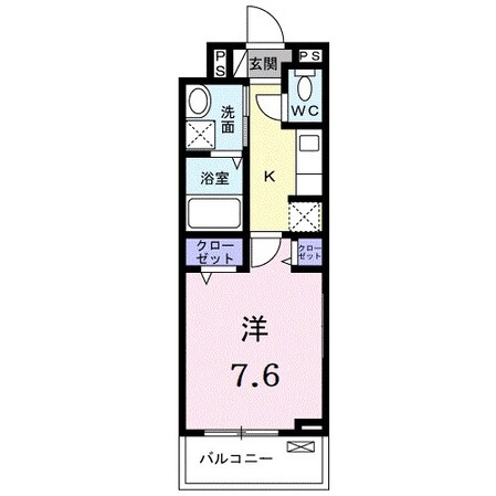 牧野駅 バス8分  招提下車：停歩4分 3階の物件間取画像